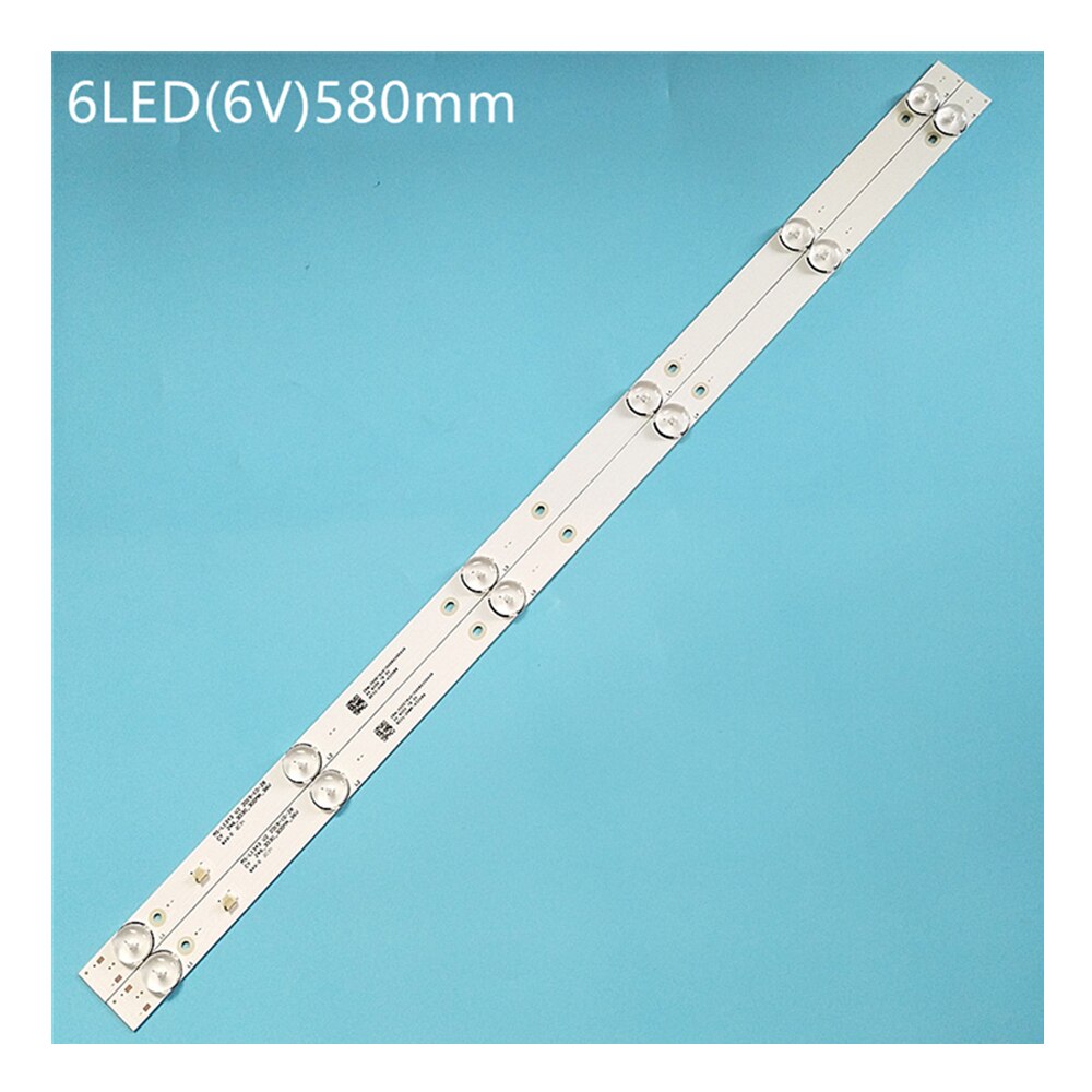 580mm LED Backlight strip 6 lamps For Tv JL.D32061330-081AS-M FZD-03 E348124 HM 6V/LED input