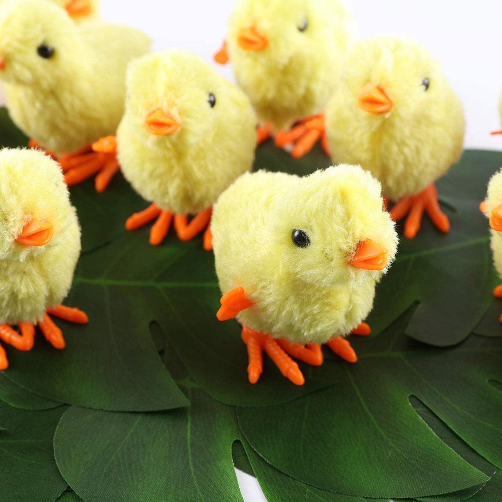 2Pcs Funny Wind-Up Hopping Springen Kip Clockwork Kip Kinderen Kinderen Jump Lopen Kinderen Speelgoed Hersenen Spel f0O3