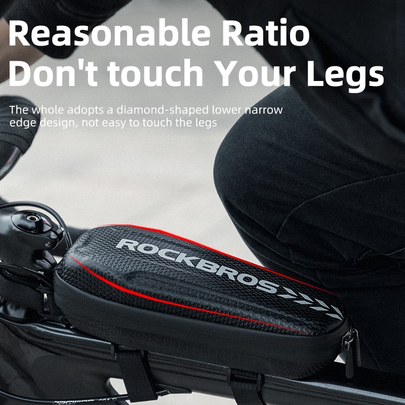 ROCKBROS borse da bici da ciclismo borsa con telaio anteriore a ROCKBROS borse da bici da ciclismo borsa con telaio anteriore a