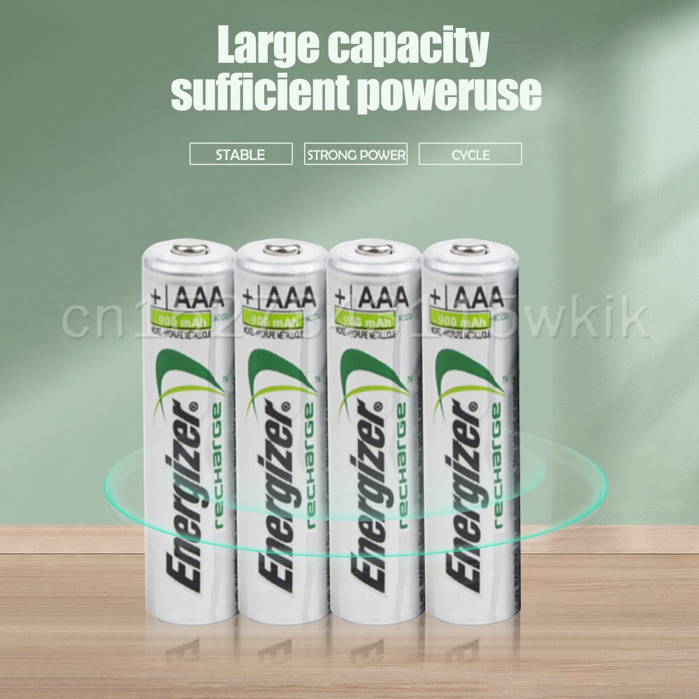 1-4PCS Energizer AAA 1.2V 3A 900mAh Ni-MH Rechargeable Battery For Camera Flashlight Toys Shaver Pre-charged NI-MH Bateria HR03