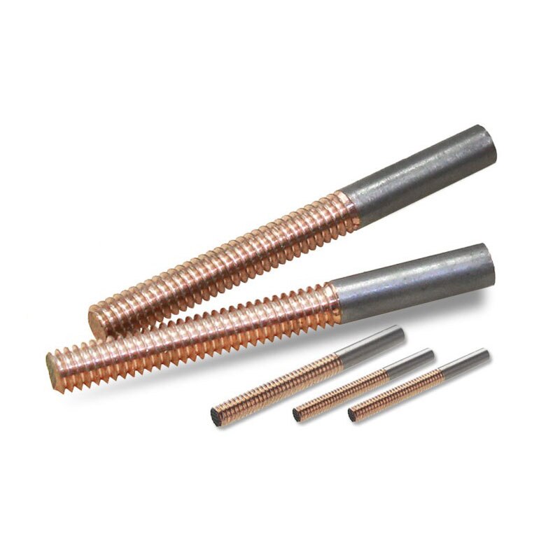1PCS Tungsten Copper Thread Electrode Discharge Red Copper Tapping Electrodes Screw Tooth Metric Size