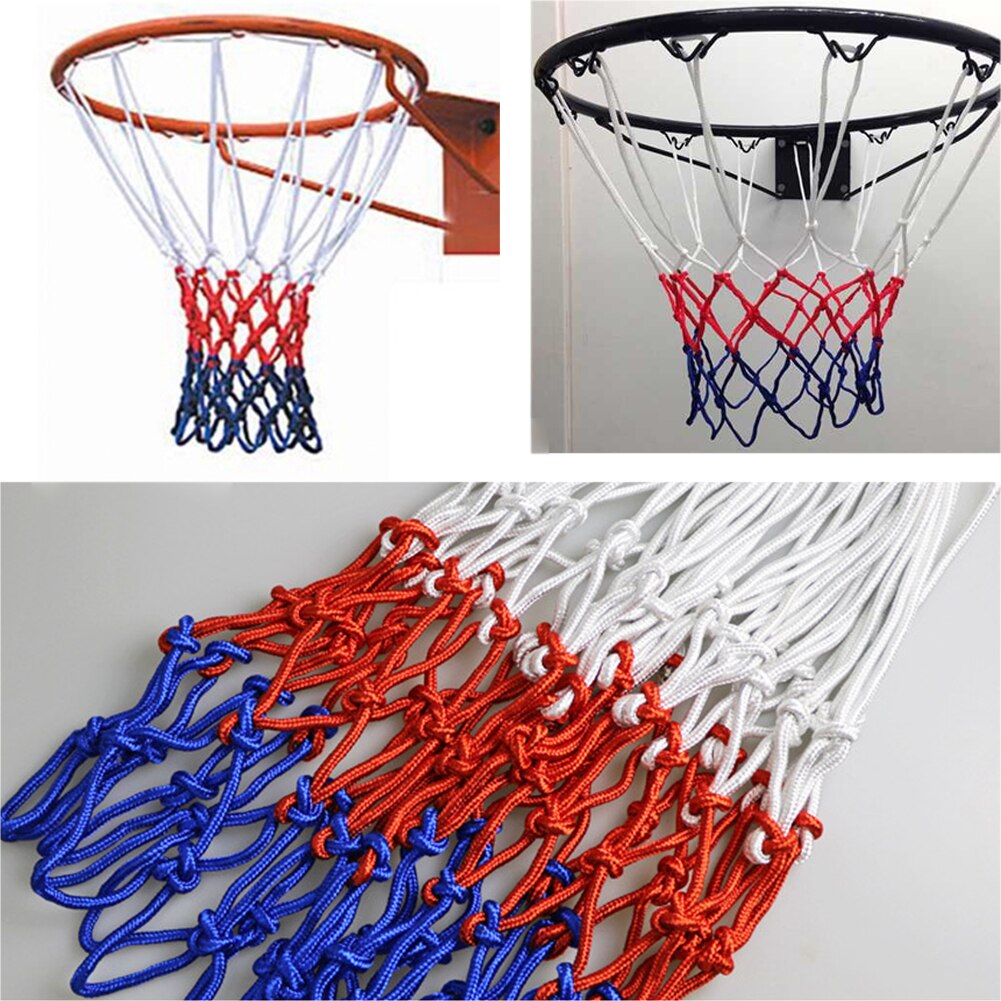 1 stk basketball rim mesh nett ikke-pisk basketball nett 13 løkker basketball nett mesh for basketball ring 50cm