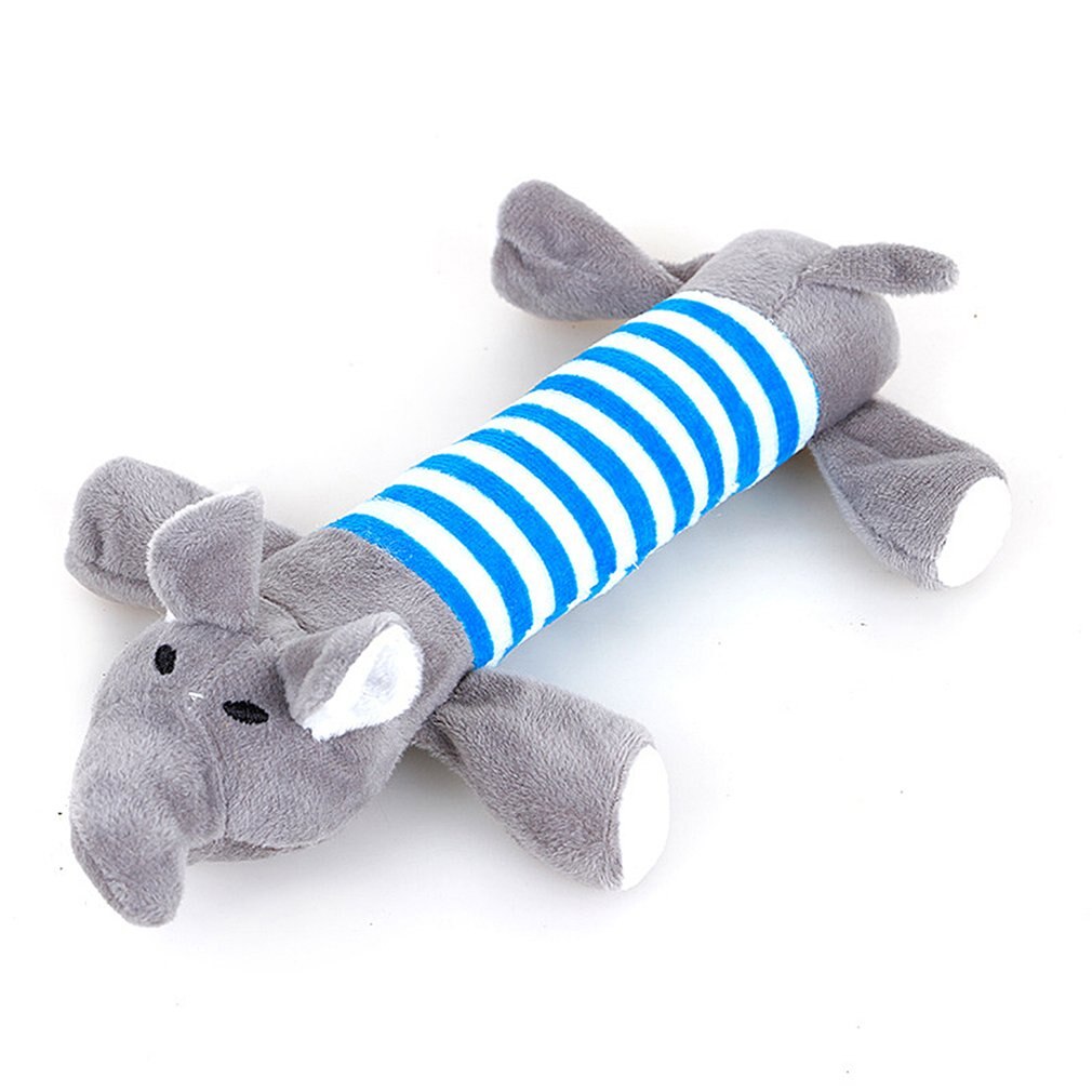 Dog vocal toy molars stripe like teddy golden retriever puppies large dog bite-resistant pet plush toy for love pets
