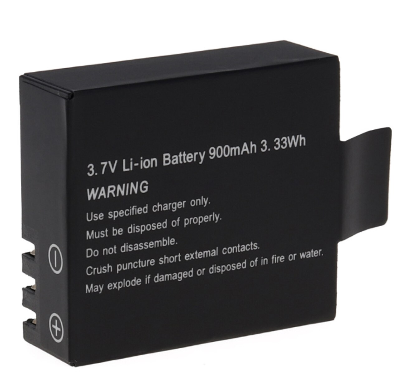 Batería y cargador USB Dual para cámara de acción Eken H9, H9r, H8, H8r, H8PRO, H3, H3r, GIT-LB101 Sports Ultra HD 4K: 1 PCS Battery only