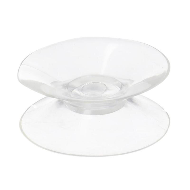 1Pc 20/35/50mm Lightweight Transparent Suction Cup Food Double-sided Non-marking Cup Suction PVC Grade Suction Plastic Cup S9I5: 50mm