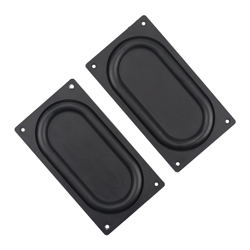 GHXAMP-Radiador de diafragma de graves de 135x75MM, caucho de baja frecuencia, 3,5 pulgadas, 4 pulgadas, lámina vibratoria pasiva de bajos, 2 uds.