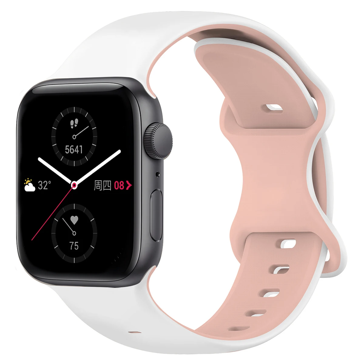 Tofarget sportssilikonrem til apple watch ultra 2 49mm 46mm 45mm 44mm 42mm rem til iwatch series 10 9 8 7 6 5 4 klokkerem: Xxl / Mørk oliven