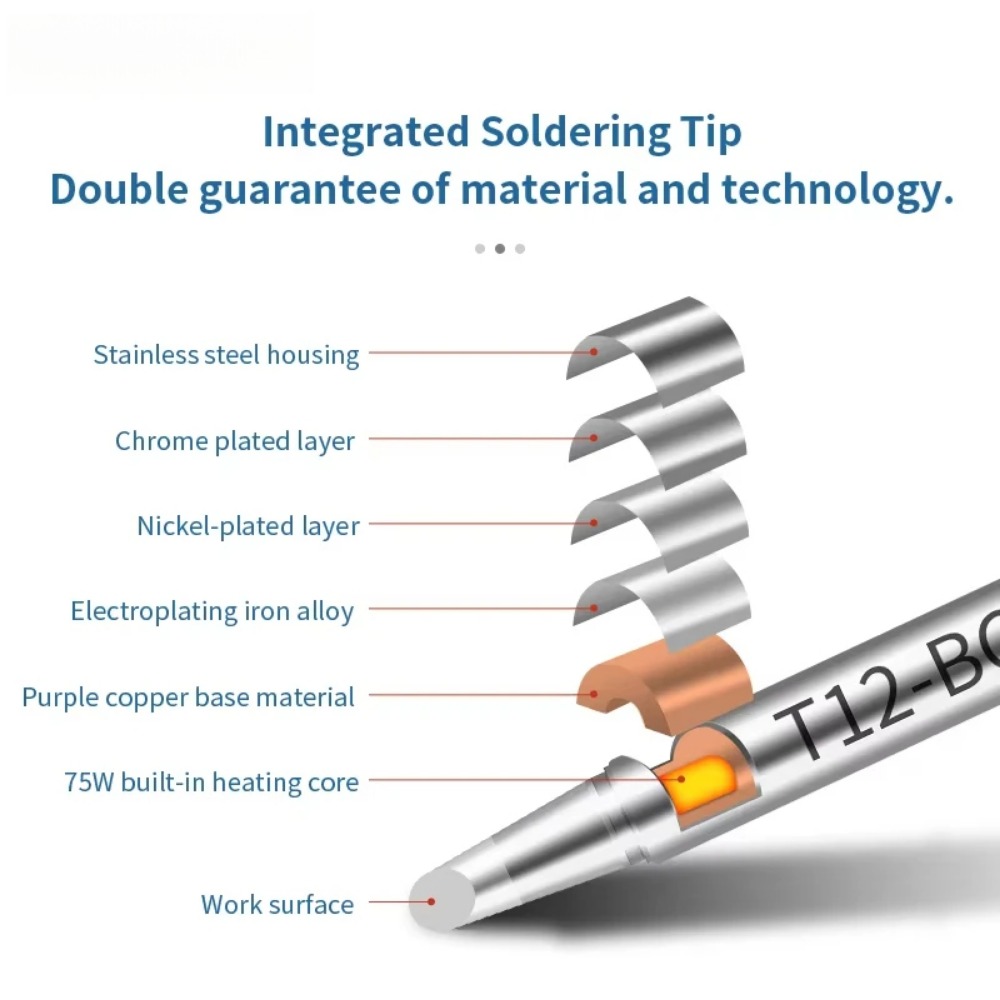 T12 Soldering Iron Tips Welding Tools Electric Soldering Iron For Hakko FX951 T12 Soldering Station Kits
