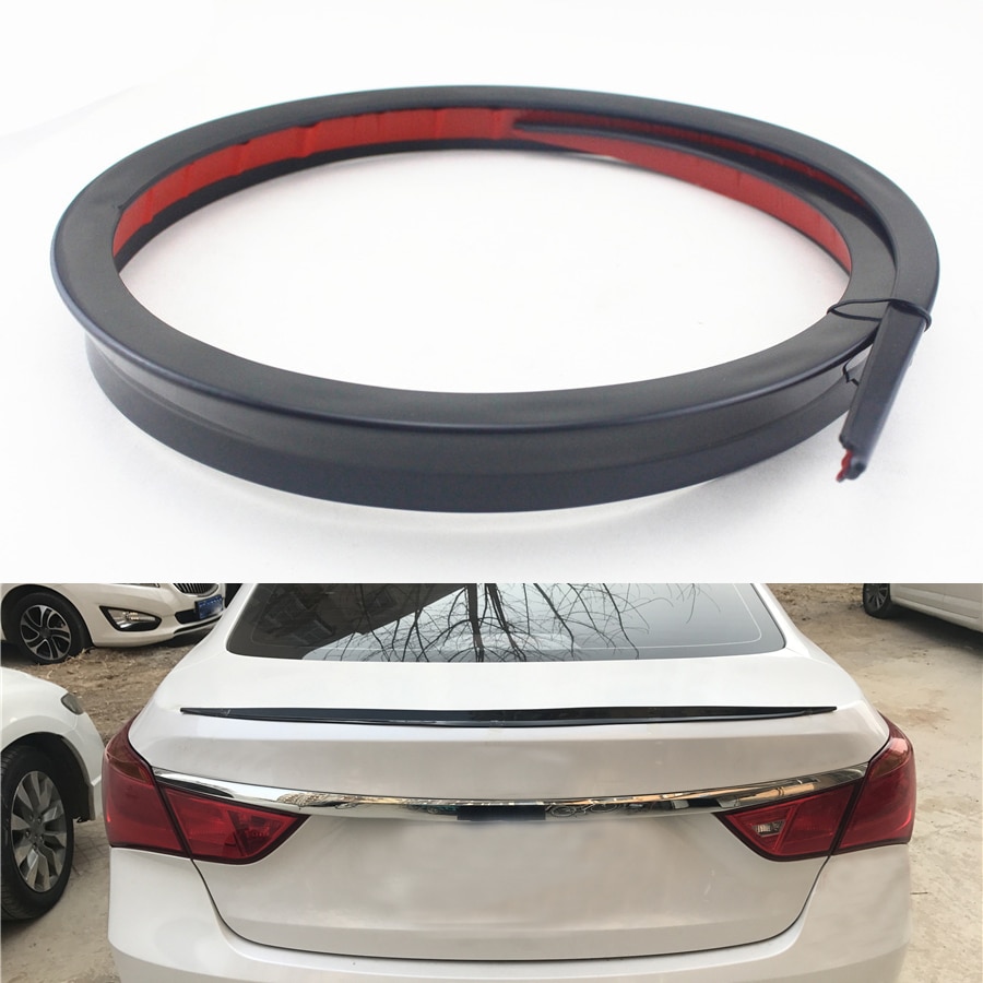 Turnwald Rear Spoiler Sticker 120cm Car Rear Roof Trunk Rear Wing Spoiler Lip Tr... – Vicedeal