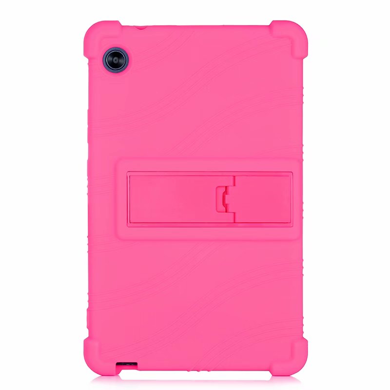 Para Huawei MatePad T8 funda de silicona MatePad T 8 pulgadas KOB2-L09 Kobe2-L03 soporte de cubierta antigrietas: Rose