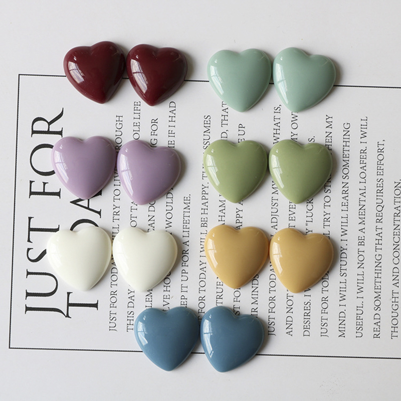 10PCS kleine koelkast magneet liefde hart leuke mini magneten 18mm magnetische Stickers voor koelkast en kantoor Whiteboard Home Decor: 10 PCS Random