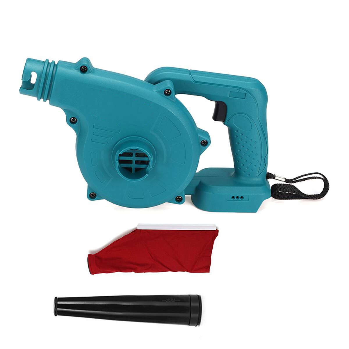 Electric Air Blower Leaf Computer Dust Collector Vacuum Cleaner Handheld Power Tool Cordless Blower For Makita 18V Battery: no battery