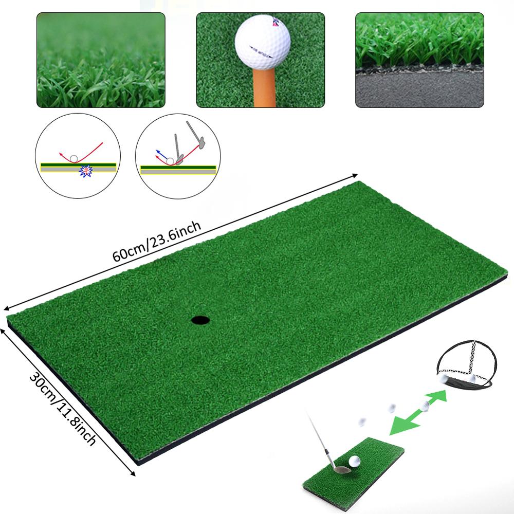 Golf Mat Backyard Residential Indoor Pro Training Practice Aids Hitting Turf Pad