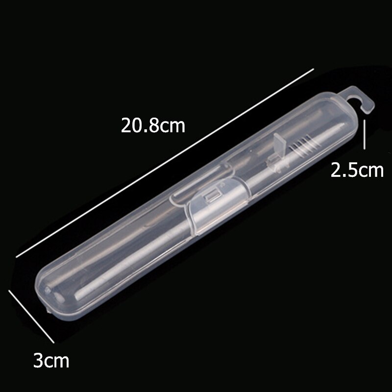 1Pcs Transparent Toothbrush Holder Case Travel Portable Storage Box Practical Container Toothbrush Organizer Bathroom Tools