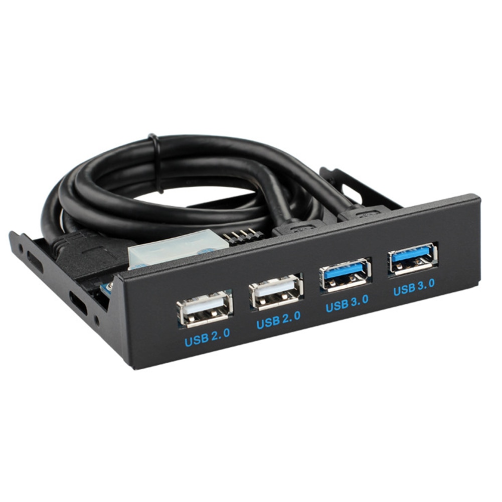 Computer Zubehör 4 Ports USB Front Panel Floppy Bay 60cm Kabel Desktop Stecker Spielen Schnelle Multifunktions Adapter Hub