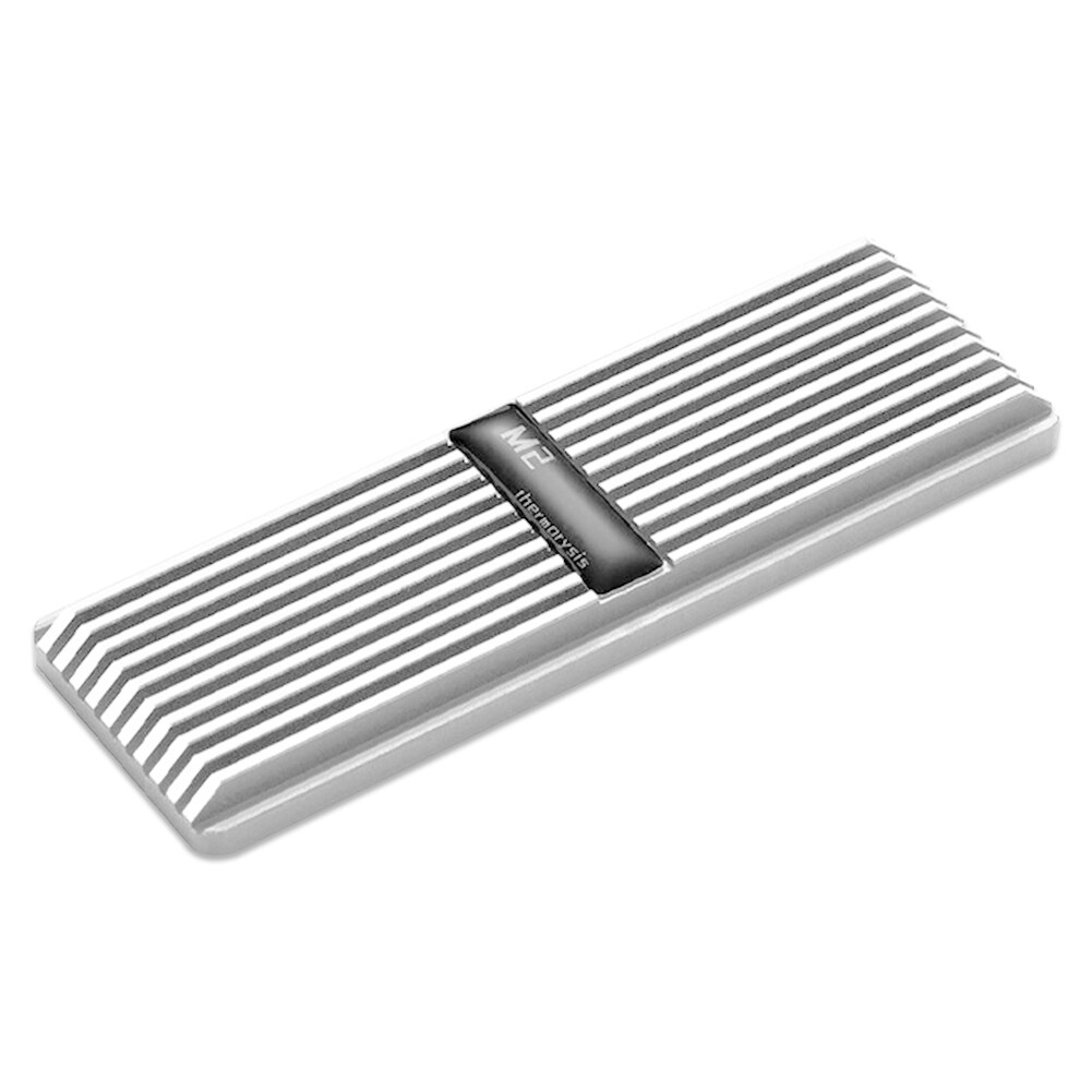 M .2 ssd nvme kjøleribbe kjøleribbe  m2 2280 ssd harddisk aluminium kjøleribbe med termisk pute til ssd pc termisk gass: Hvit