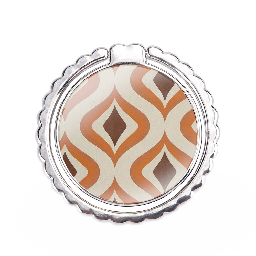 Orla Kiely Art Cell Phone Ring Holder Finger Ring Stand Kickstand Metal Grip Holder: images 2
