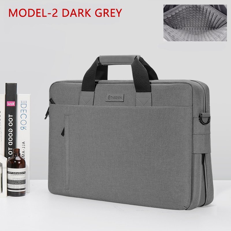 Laptop Bag Case for Macbook Air Pro Retina 13 14 15 Laptop Sleeve 15.6 Notebook Bag For Dell Acer Asus HP Business Women Handbag: 13.3inch / MODEL 2-DEEP GREY