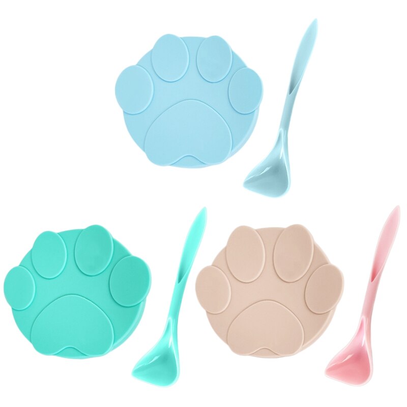 Tragbare Silikon Hund Katze Konserven Deckel Wiederverwendbare Lebensmittel Lagerung Halten Frische Zinn Abdeckung Dosen Haustier Liefert Geeignet Für 8,9 cm 7,3 cm 6,5 cm