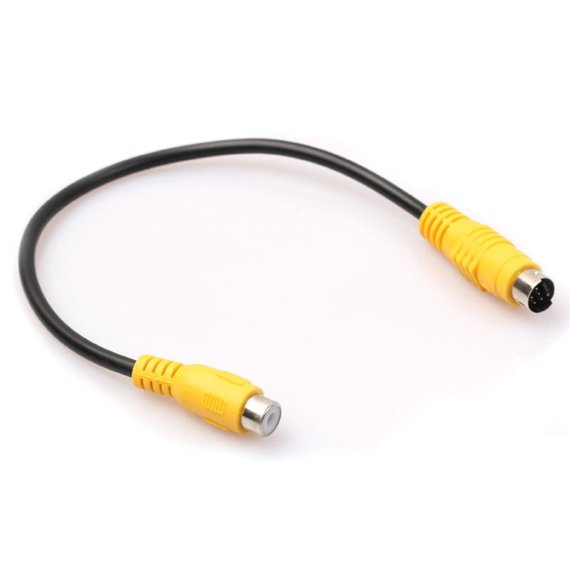 S-video 7-Pin TV a RCA AV Cable adaptador convertidor: Default Title