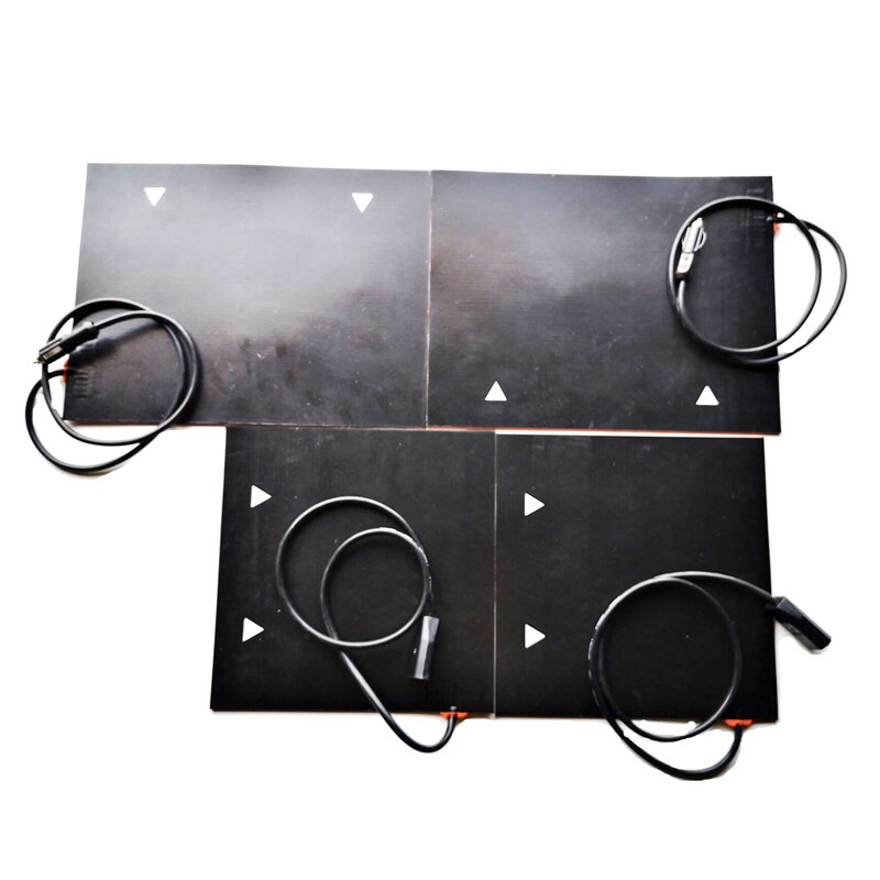 300*400*4.5mm 12v 100w Silicone pizza bag Heater 1000mm lead wire with car plug