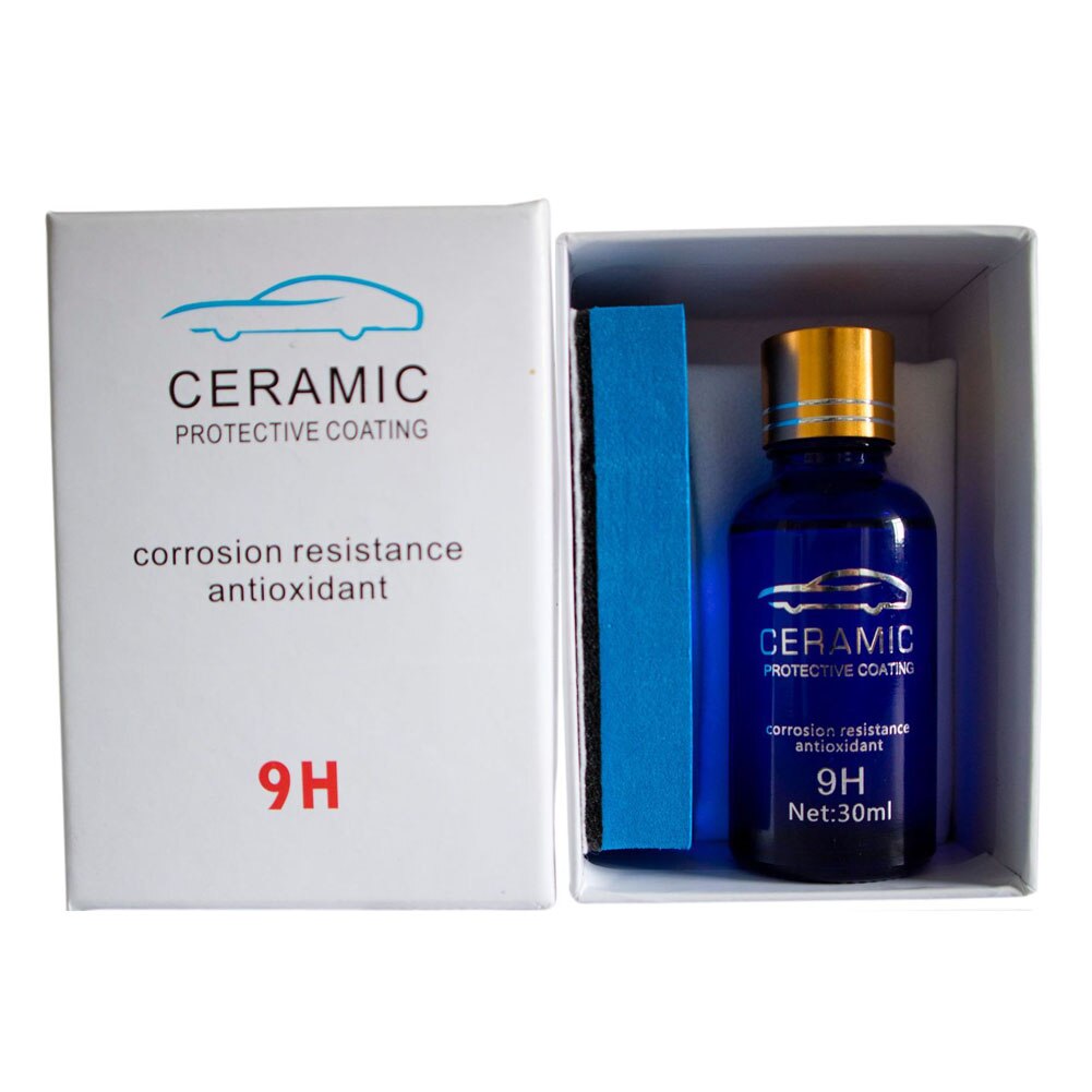 2Stck 9H Auto Oxidation Flüssigkeit Keramik Mantel Super Hydrophoben Glas Beschichtung einstellen Polysiloxan und Nano materialien Pflege Mehrfarbig h9