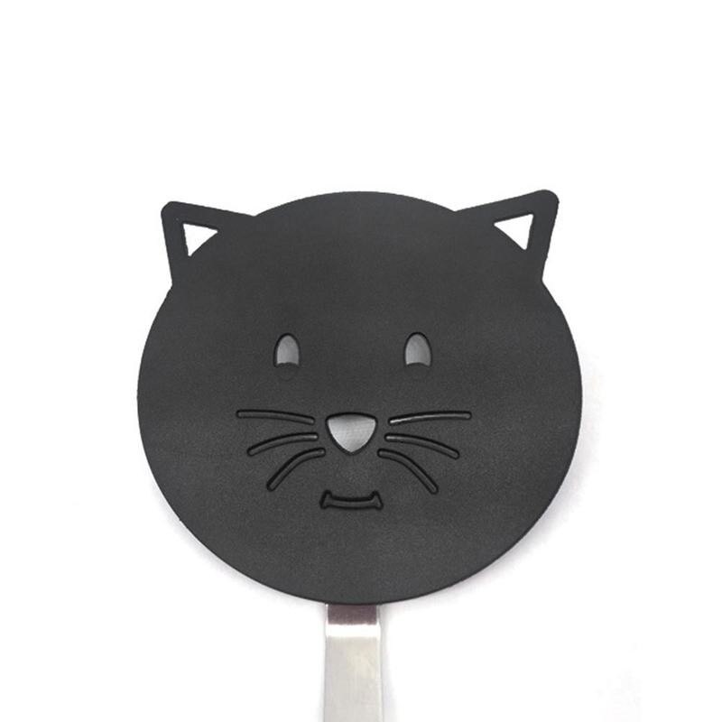 Leuke Cartoon Meow Vorm Spatel Non-stick Koken Niet Giftig Spatel Keuken Spatel Thuis Hittebestendig Nylon veilig M7Y8