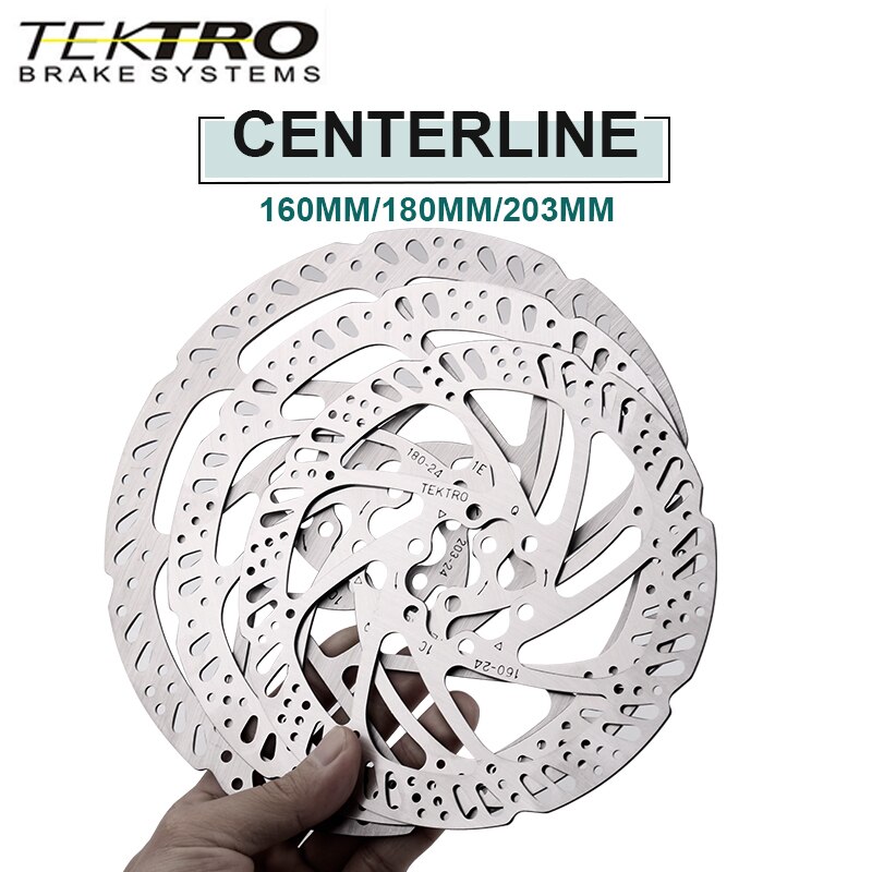 TEKTRO Bike Rotor 160mm 180mm 203mm Mountain Bicycle Hydraulic Disc Brake Rotors Boxed For MTB Road Foldable Cycling