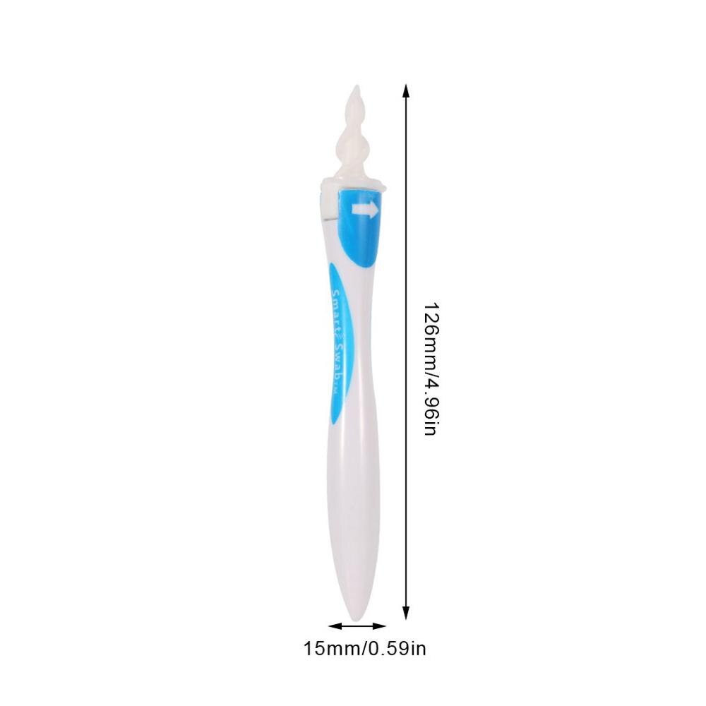 16 Tips Disposable Ear Cleaner Earpick Easy Earwax Removal Soft Spiral Spoon Prevent Ear-pick Clean Tools Ear Care Kit