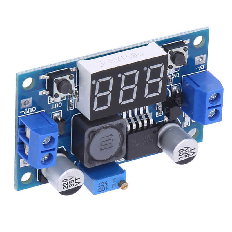 LM2596 Module Adjustable DC-DC Converter Step Down Regulator With Terminal