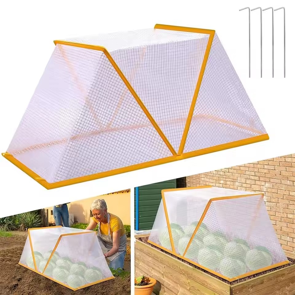 Row Accelerator Greenhouse Accelerator Cover Foldable Protect Plants Plant Protector Reusable Plant Net Cage