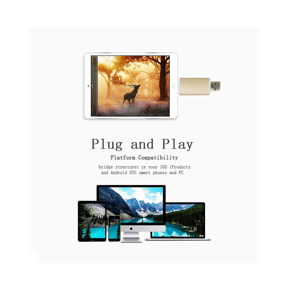 Pen Drive Usb Sdhc Micro For Sd Otg Memory Card Reader Writer For