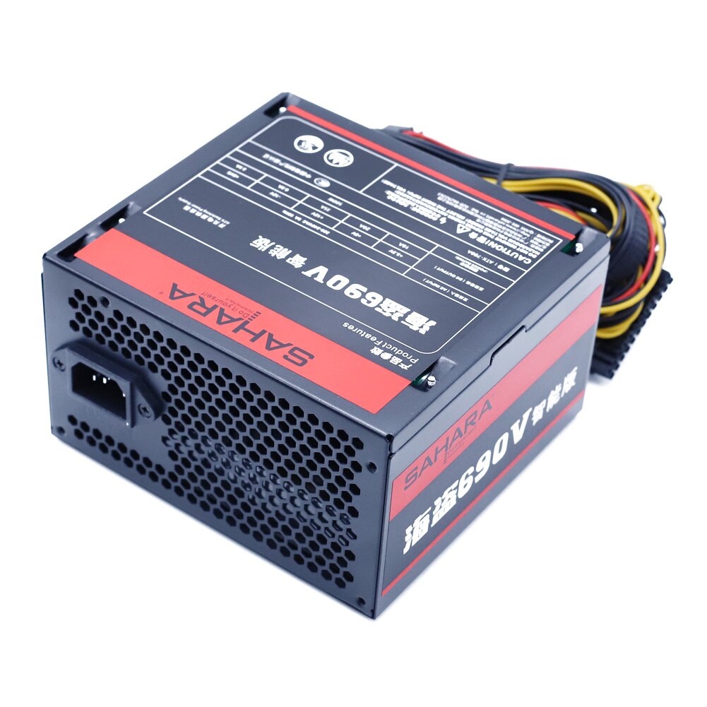 Computer Voeding 500W Nominale Max 750W Atx Voor Pc Gaming 120 Mm Fan Desktop Chassis Fuente De alimentacion