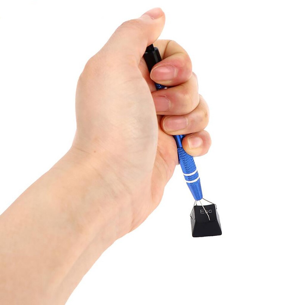Juego de Herramientas de lubricación, pinzas para teclado mecánico, bolígrafo de lubricación, herramienta de 4 puntas, extractor de interruptores, juego de abrazaderas de interruptores, 5 uds.