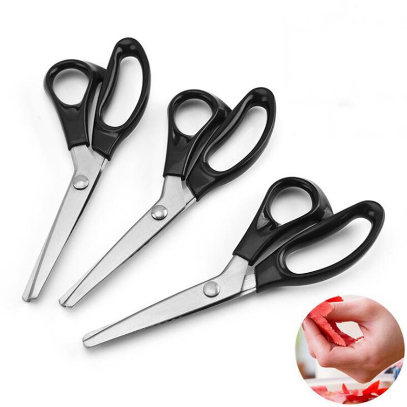 Zig Zag Cut Scissors For Sewing Tailor Dressmaking Scissors Shear Pinking Leather Craft Fabric Cutting Blade Cloth DIY Handmade