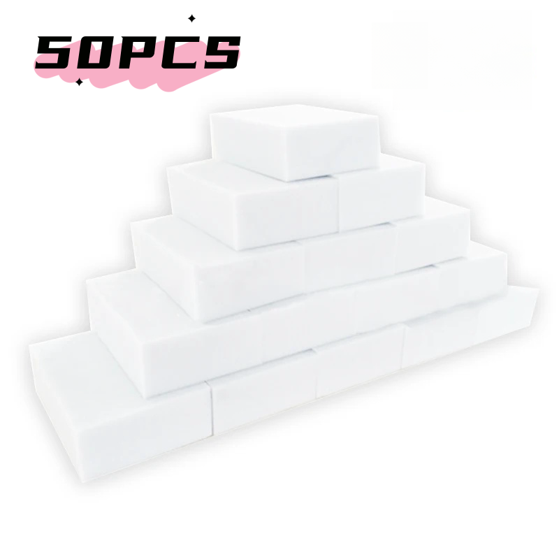 Spugna melaminica spugna magica gomma gomma detergente spugne per la pulizia per cucina bagno strumenti per la pulizia 10*6*2cm: Avorio