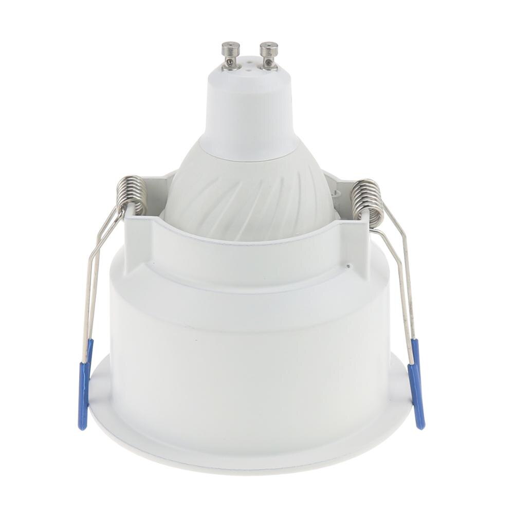 Geen Verstelbare Plafond Lamp Houder Bases Halogeen Licht Beugel Cup Aluminium Led Downlight GU10 MR16 Spot Light Bulb Lamp Houders