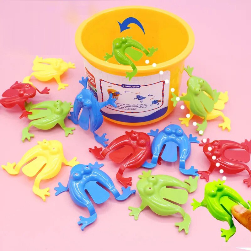 Juguetes clásicos de rana saltarina para niños, juegos divertidos de para niños, para dedos, 20/10/5 piezas