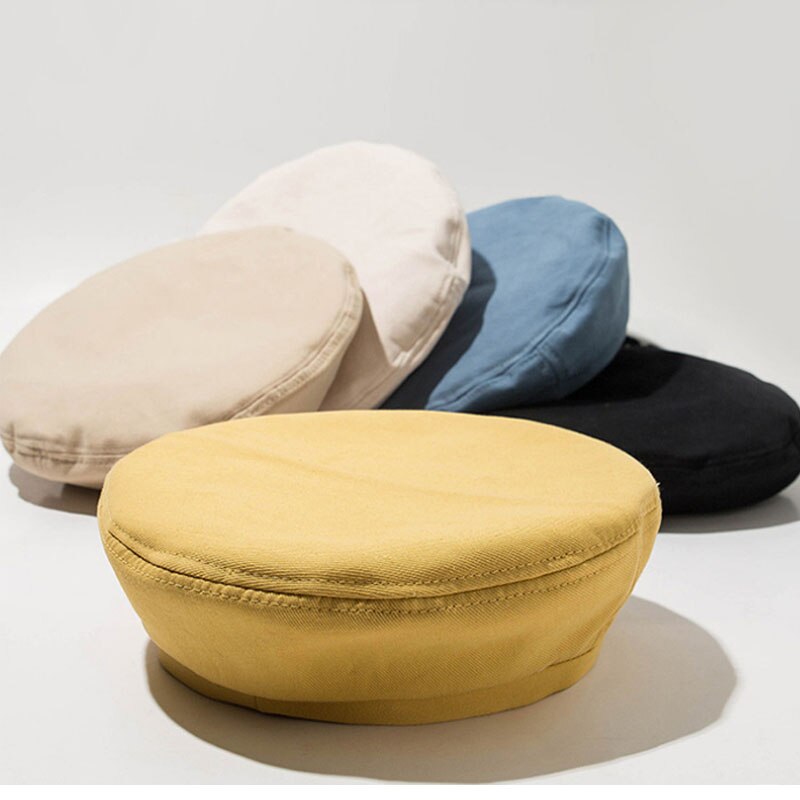 Retro cotton Beret Hat Women Cap Female Ladies Beanie Beret Girls For Summer And Autumn THIN