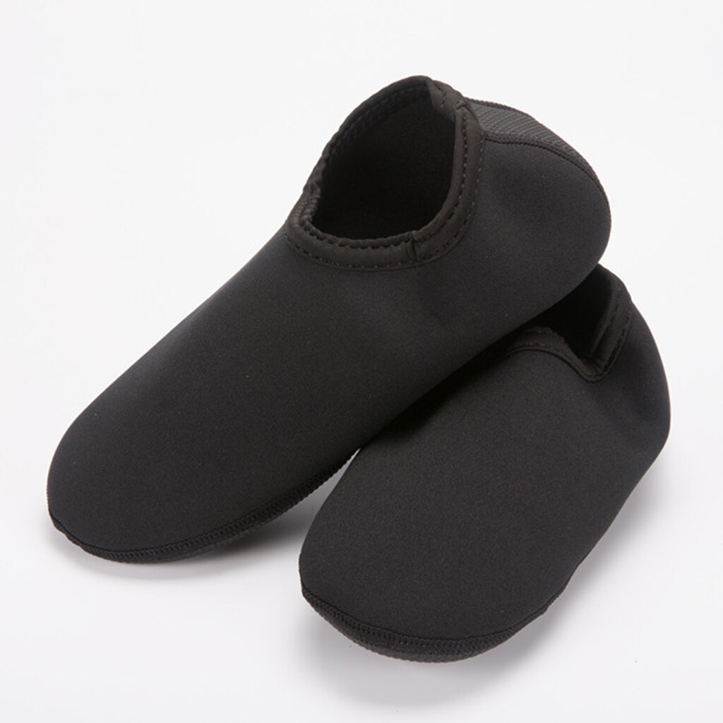 Calze da nuoto in neoprene da Surf per immersioni subacquee Perfeclan scarpe da spiaggia nere