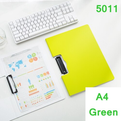 Deli 5011 5016 A4 File folder Writing pads clipboard PP foam board 325x245x11mm A4 file forlder board: Pink