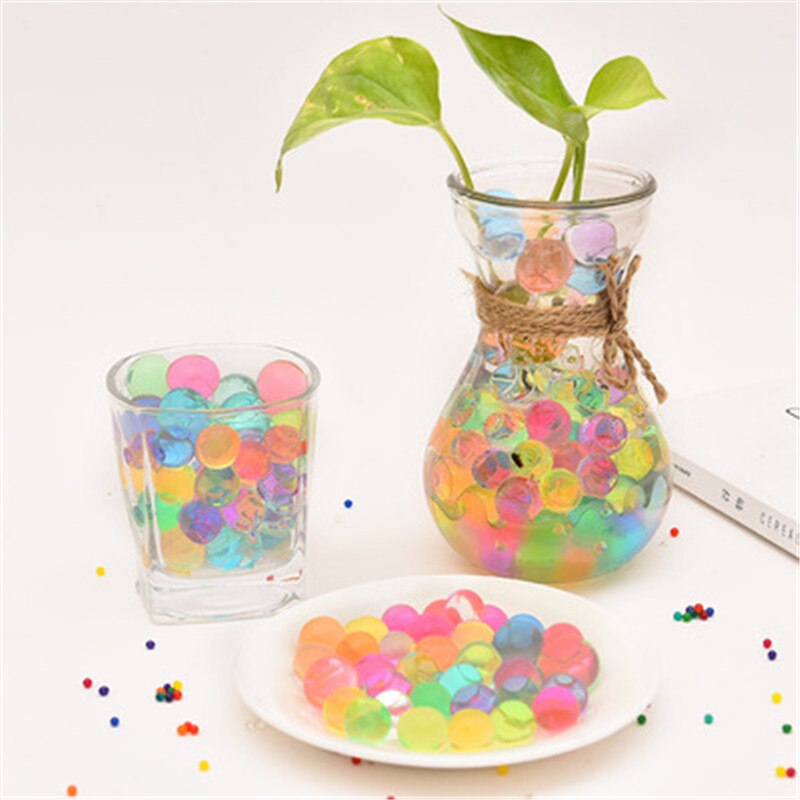 Batch of 12 colors crystal ball marine baby crystal mud soil water beads bio gel ball for flowers / weeding / decoration