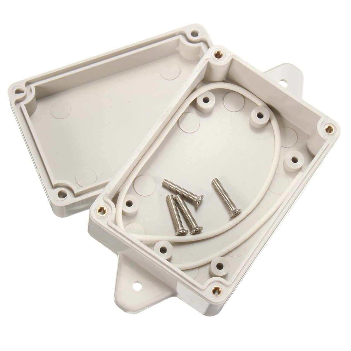 1pz 83x58x35 millimetri di Plastica Impermeabile di Copertura Progetto Caso di Strumento Elettronico scatola Contenitore Bianco