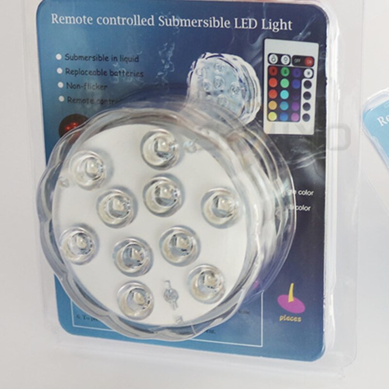 LED Remote Control Submersible Light Color Changing Waterproof Diving Lights
