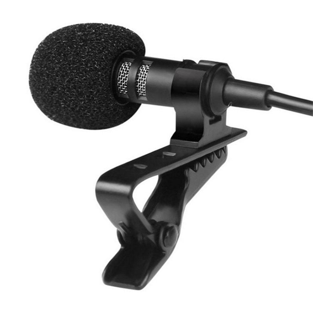 3.5 Mm Jack Microfoon Tie Clip-On Revers Mikrofon Microfono Mic Voor Mobiele Telefoon