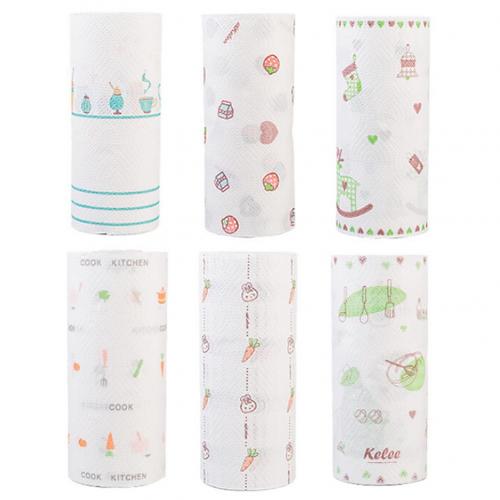 1 Roll Xmas Olie Adsorberen Papier Tissue Wegwerp Reiniging Handdoek Stofdoek Doek: Default Title