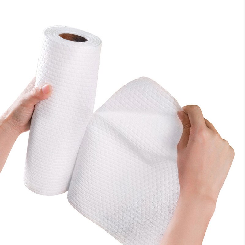Trapo de cocina desechable de textil no tejido no engrasado Lazy no-clean, toalla de limpieza para el hogar, paño de fregado absorbente