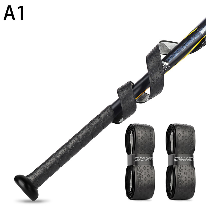 Pu baseballbat tape, 1.75mm stk. stødabsorberende, flerfarvet, skridsikkert sportstilbehør, bockey, cricket, softballbat, greb: Orange
