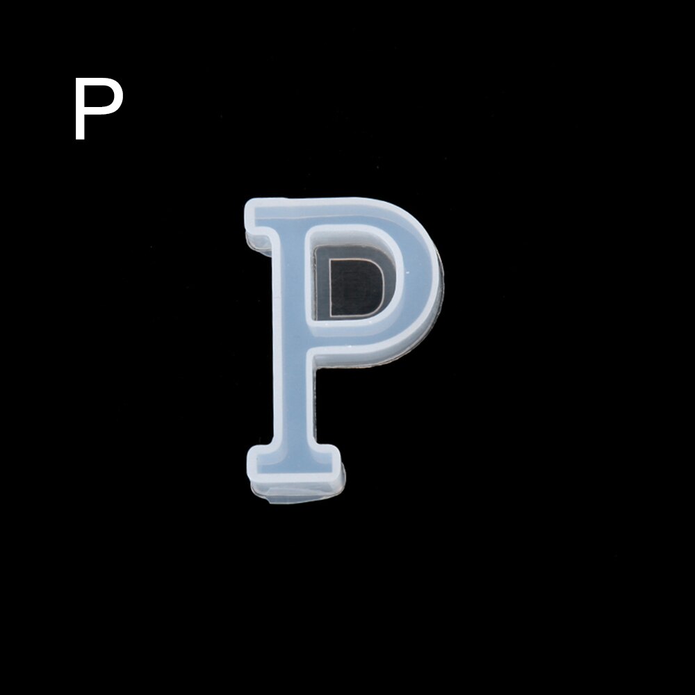 Thuis handgemaakte mal az alfabet engelse letters siliconen mal knutselen sieraden maken diy transparante epoxyhars mallen voor sieraden: P