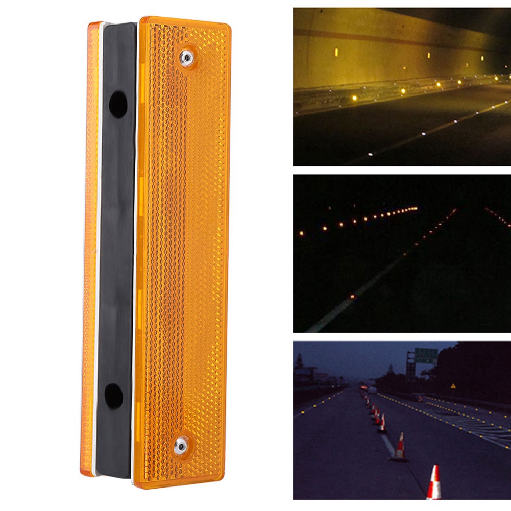 Rectangle Reflective Sign Marker Caution Road Roadway Safety Guidance